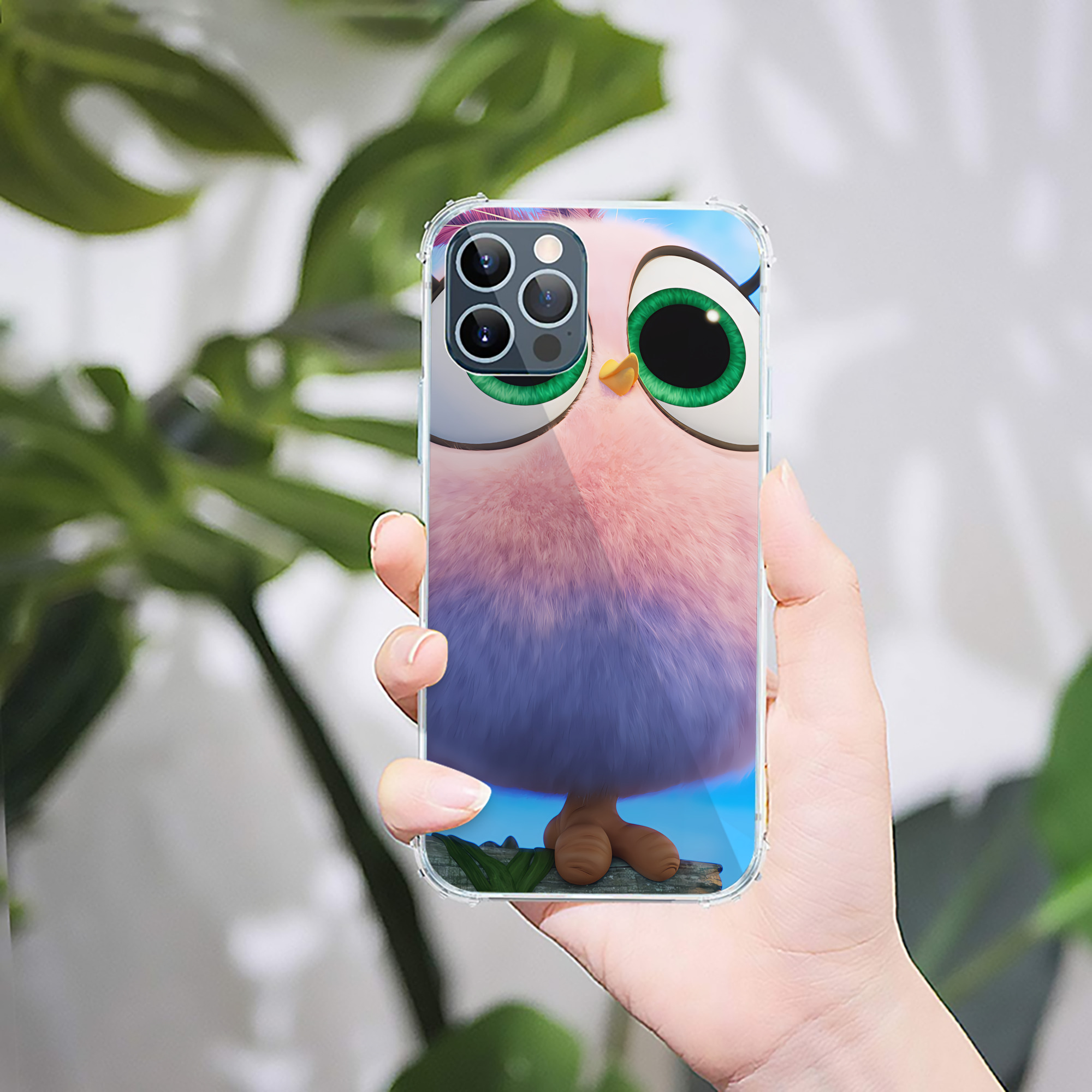 （画像用） Angry Birds アングリーバード 【iPhone 12シリーズ対応】透明スマホケース（クリアソフトケース）